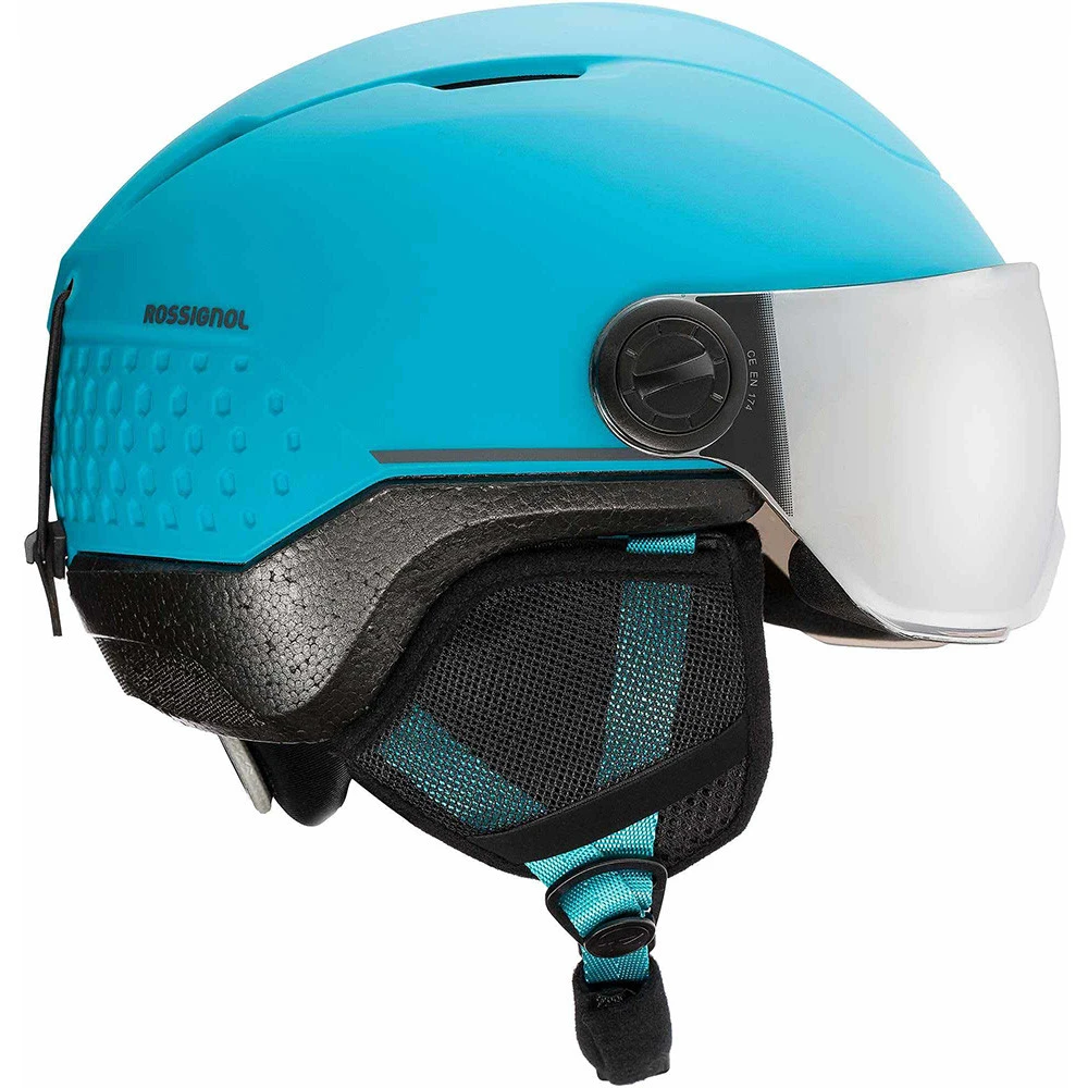 ROSSIGNOL CASQUE DE SKI WHOOPEE VISOR IMPACTS BLUE/BLACK 4 ROSSIGNOL CASQUE DE SKI WHOOPEE VISOR IMPACTS BLUE/BLACK - immagine 2