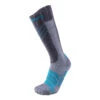 UYN CHAUSSETTES LADY SKI COMFORT FIT SOCKS GREY/TURQUOISE