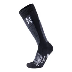 UYN CHAUSSETTES UYN MAN SKI ALL MOUNTAIN SOCKS BLACK/WHITE