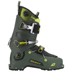 SCOTT CHAUSSURES DE SKI RANDO FREEGUIDE CARBON MILLITARY GREEN/YELLOW