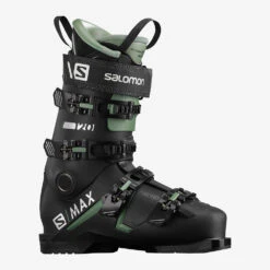 SALOMON CHAUSSURES DE SKI S/MAX 120 BLACK/OIL GREEN/SILVER
