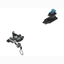 SALOMON FIXATIONS DE SKI DE RANDO MTN PURE BLACK/BLUE W LEASH