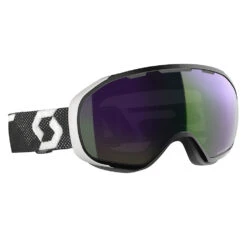 SCOTT MASQUE DE SKI FIX BLACK/WHITE ENHANCER GREEN CHROME