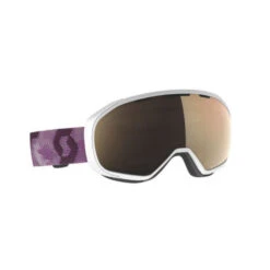 SCOTT MASQUE DE SKI FIX LS WHITE/LIGHT SENSITIVE BRONZE CHROME WHITE/CASSIS PINK