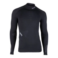UYN PULL AMBITYON UW SHIRT LONG SLEEVE TURTLE NECK BLACKBOARD/BLACK/WHITE
