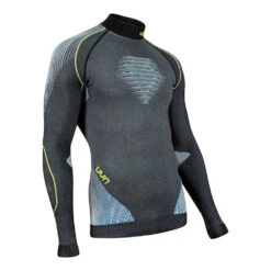 UYN PULL EVOLUTYON UW SHIRT LONG SLEEVE TURTLE NECK MELANGE ANTHRACITE MELANGE -Ross Ski Negozio pull evolutyon uw shirt long sleeve turtle neck melange anthracite melange 3