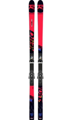 ROSSIGNOL SKI HERO ATHLETE FIS GS FACTORY R22 + FIXATIONS PX 18 WC ROCKERACE BLK/ICO