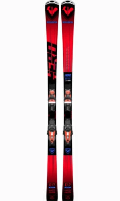 ROSSIGNOL SKI HERO ELITE LT TI + FIXATIONS NX 12 K GW B80 BLK HOT RED