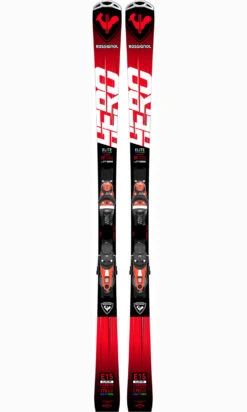 ROSSIGNOL SKI HERO ELITE MT CA + FIXATIONS NX 12 K GW B80 BLK HOT RED