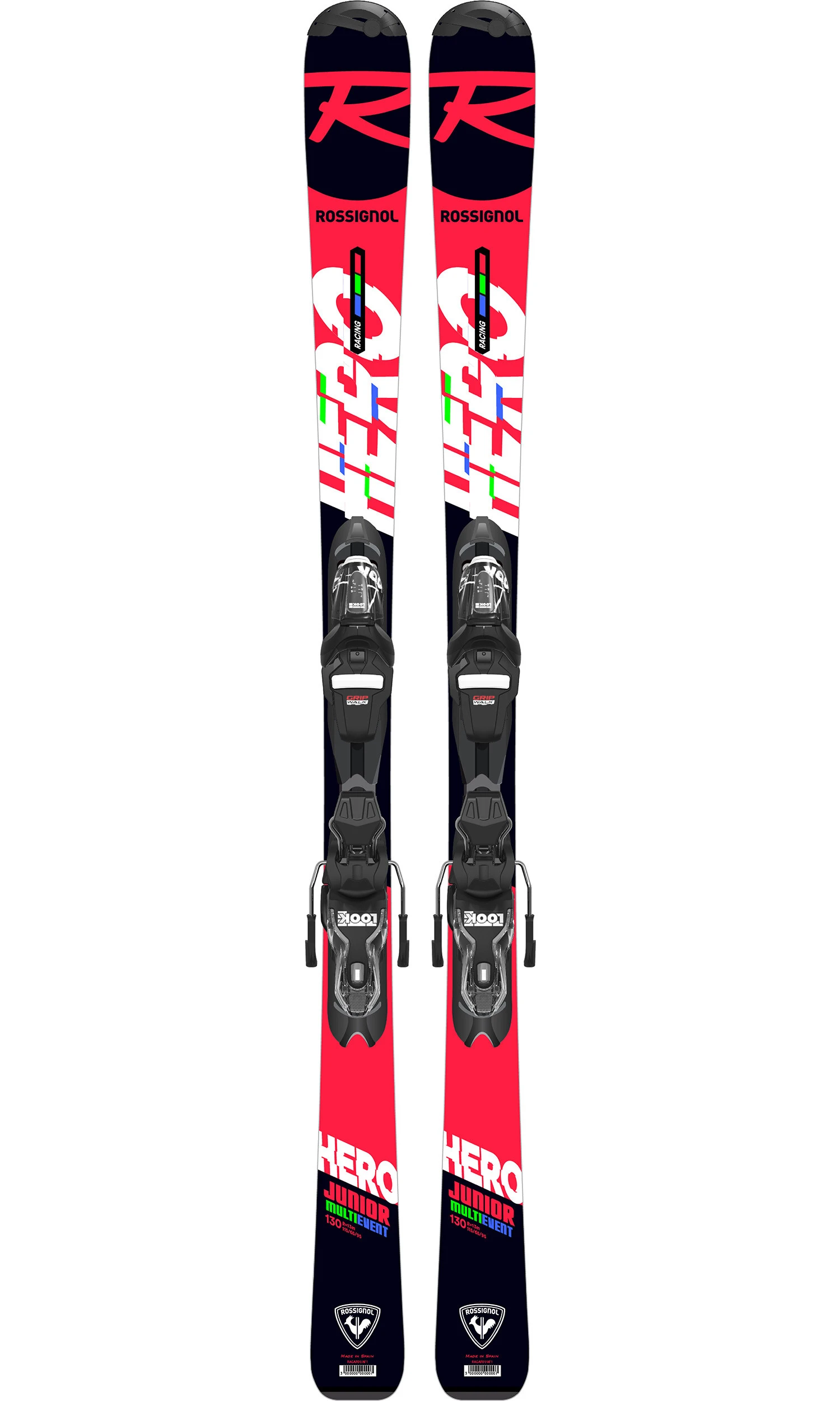 ROSSIGNOL SKI HERO JR 130-150 + FIXATIONS XPRESS 7 GW B83 BLACK 4 ROSSIGNOL SKI HERO JR 130-150 + FIXATIONS XPRESS 7 GW B83 BLACK - immagine 2