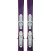 ROSSIGNOL SKI TEMPTATION PRO + FIXATIONS KID X 4 B76 WHITE SILVER -Ross Ski Negozio ski temptation pro fixations kid x 4 b76 white silver