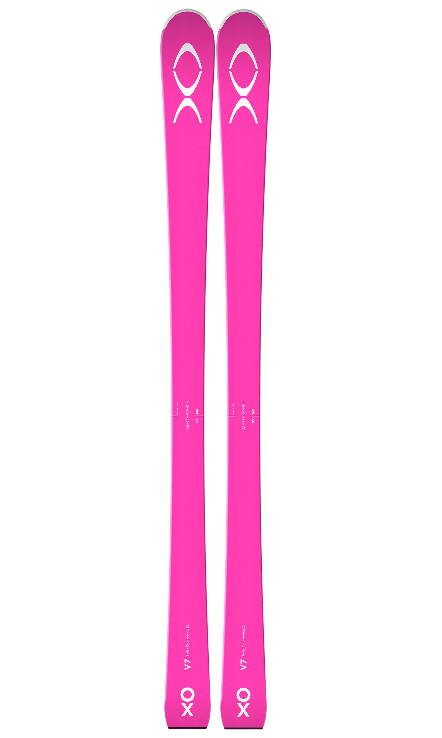 XO SKI XO V7 PINK WHITE 3 XO SKI XO V7 PINK WHITE