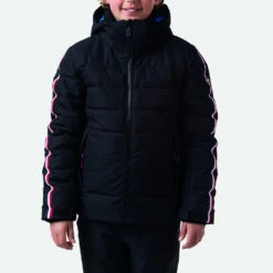 ROSSIGNOL VESTE DE SKI BOY HIVER POLYDOWN JKT BLACK