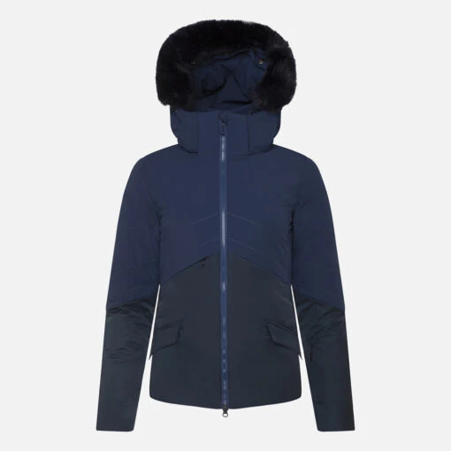 ROSSIGNOL VESTE DE SKI W MERINO TERRAIN JKT DARK NAVY -Ross Ski Negozio veste de ski w merino terrain jkt dark navy