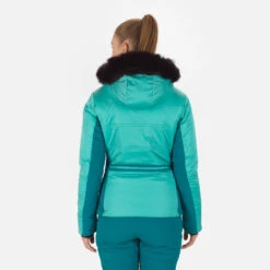 ROSSIGNOL VESTE DE SKI W ROC JKT TURQUOISE -Ross Ski Negozio veste de ski w roc jkt turquoise 2