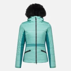 ROSSIGNOL VESTE DE SKI W ROC JKT TURQUOISE
