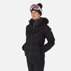 ROSSIGNOL VESTE DE SKI W SIGNATURE DOWN JKT BLACK -Ross Ski Negozio veste de ski w signature down jkt black 1