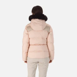 ROSSIGNOL VESTE DE SKI W SIGNATURE DOWN JKT POWDER PINK -Ross Ski Negozio veste de ski w signature down jkt powder pink 2